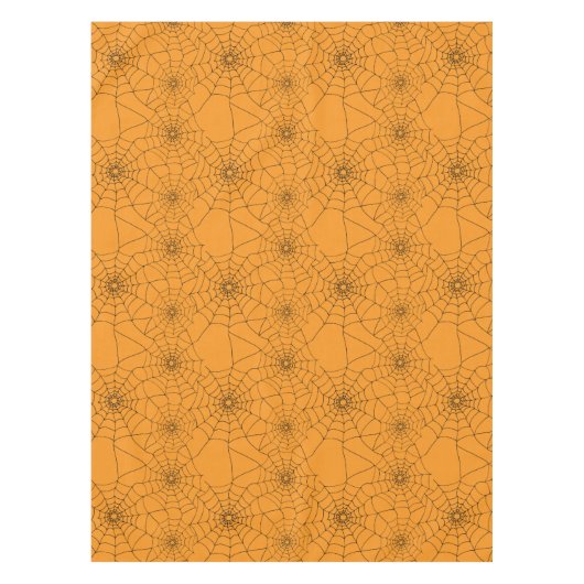 Nappe Webwebs d'araignées noires d'Halloween (Devant)