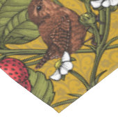 Nappe Wens et fraises sur mustrard (Angle)