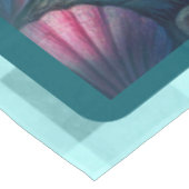 Nappe Whimsical Abstract Mermaid Nautical Teal Seashells (Angle)
