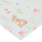 Nappe Whimsical Bunny Teapot Spring Floral Pattern (Angle)