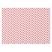 Nappe Whimsical Red Hearts Saint Valentin (Devant (Horizontal))