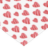 Nappe Whimsical Red Hearts Saint Valentin (Angle)