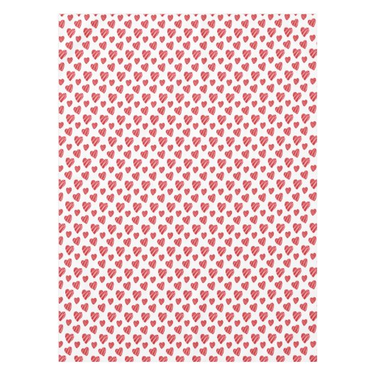 Nappe Whimsical Red Hearts Saint Valentin (Devant)