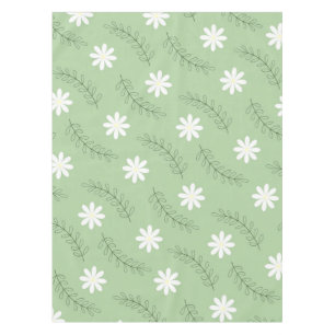 Nappe Whimsical Sage Green Floral Retro, Gai