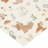 Nappe Whimsical Woodland Forest Animaux Motif de verdure (Angle)