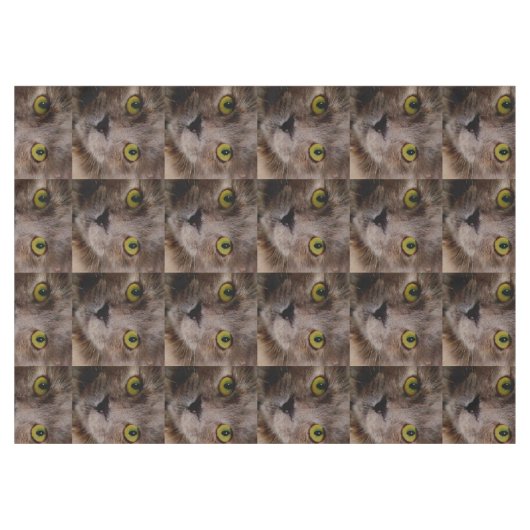 Nappe "Whiskers d'or : un chaton Brown dans la peinture (Devant (Horizontal))