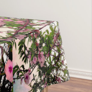 Nappe "Whispers of Spring : Watercolor Pink Blossom Tree