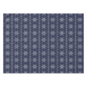 Nappe White Christmas Snowflakes Motif sans couture (Devant (Horizontal))