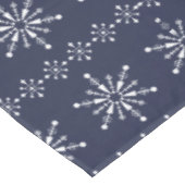 Nappe White Christmas Snowflakes Motif sans couture (Angle)