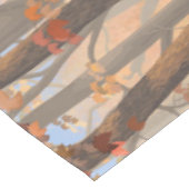Nappe White Deer Buck & Doe Automne Maple Woods (Angle)