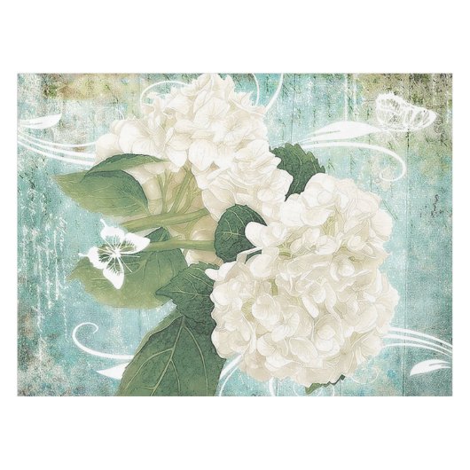 Nappe White hydrangea (Devant (Horizontal))