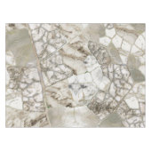 Nappe White Marble and Pearl Leaf structure (Devant (Horizontal))