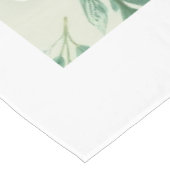 Nappe White Modern Eucalyptus Leaf Spring Tablecloth (Angle)