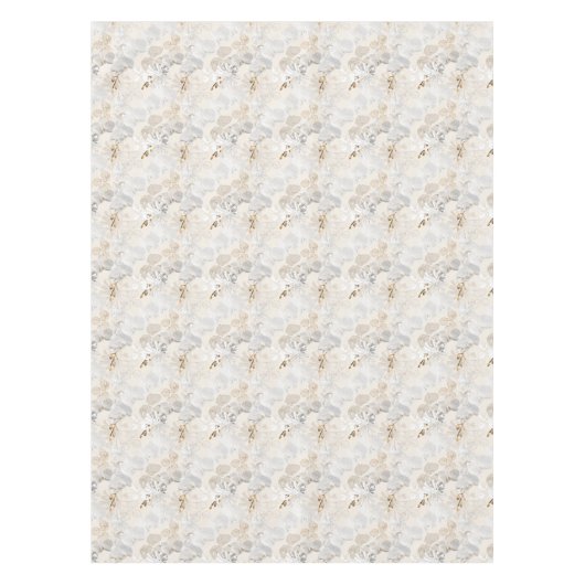 Nappe White orchids on a light cream (Devant)