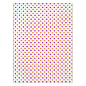 Nappe White Purple Orange Polka Dots Pattern (Devant)