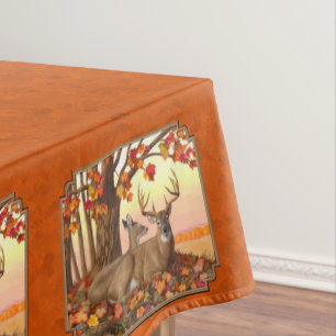 Nappe Whitetail Deer Maple Tree Autumn