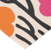 Nappe Wild Flowers Pattern Hot Pink and Orange (Angle)