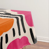 Nappe Wild Flowers Pattern Hot Pink and Orange (In Situ)