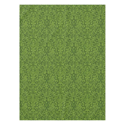 Nappe William Mirrors Acorns & chêne feuille Motif Vert (Devant)