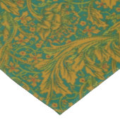 Nappe William Morris Arcadia Motif Floral Vert Golden (Angle)