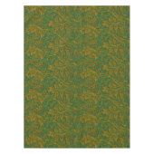 Nappe William Morris Arcadia Motif Floral Vert Golden (Devant)