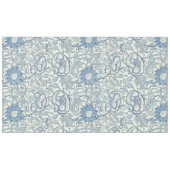 Nappe William Morris Beau motif floral, bleu, rose (Devant (Horizontal))