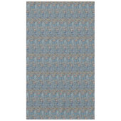 Nappe William Morris Beau motif floral bleu rose (Devant)