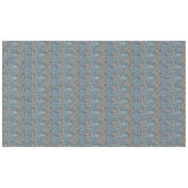 Nappe William Morris Beau motif floral bleu rose (Devant (Horizontal))