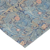 Nappe William Morris Beau motif floral bleu rose (Angle)