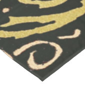 Nappe William Morris Black Floral Art (Angle)