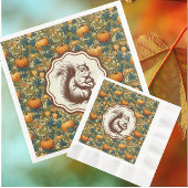 Nappe William Morris Customise Citrouilles et écureuil