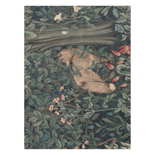 Nappe William Morris Faune sauvage Fox (Devant)