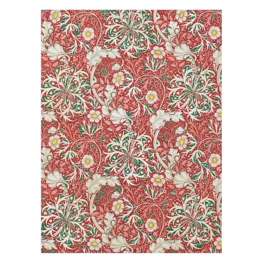 Nappe William Morris Fleur d'antiquité aux algues Vert r (Devant)