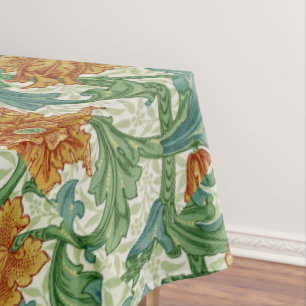 Nappe William Morris Fleurs florales Vintages à tige uni
