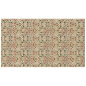 Nappe William Morris Fleurs Lodden Foliage Vert rose (Devant (Horizontal))