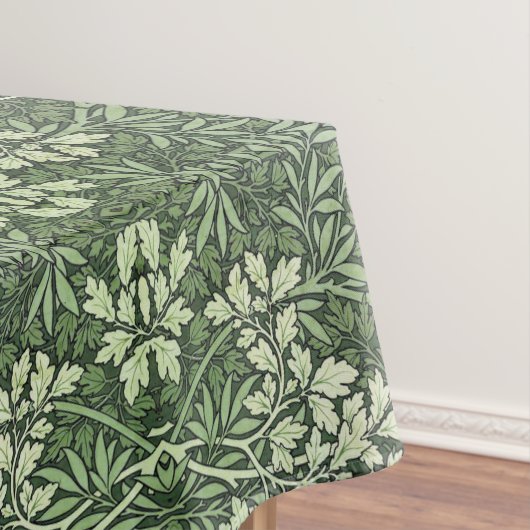 Nappe William Morris Foliage Vintage Tons verts (In Situ)