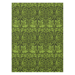 Nappe William Morris Frère Lapin Vert Sauge Noir