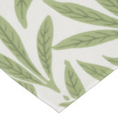 Nappe William Morris Green Floral Botanical Pattern (Angle)