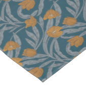 Nappe William Morris Inspiré Motif Floral Sombre (Angle)