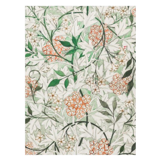 Nappe William Morris Jardin Fleur de Jasmin Classique (Devant)