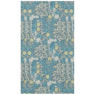 Nappe William Morris, motif Art nouveau, algues, bleu, f
