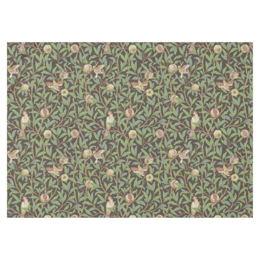 Nappe William Morris "Oiseau & Grenade" 2. (Devant (Horizontal))