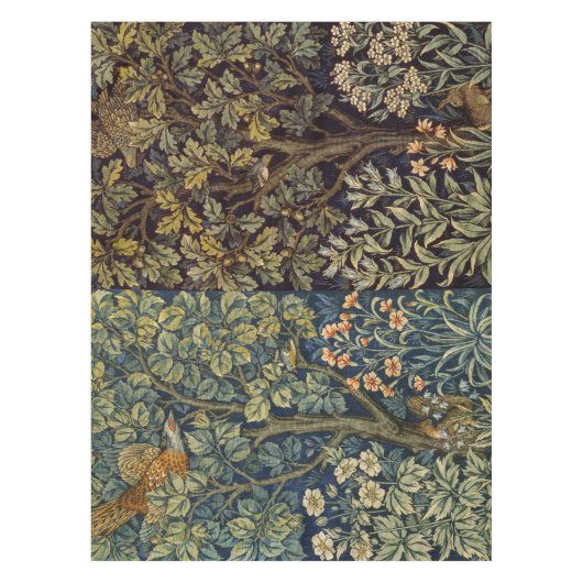 Nappe William Morris Pheasant Bird Tree Flower (Devant)