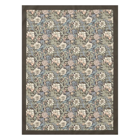 Nappe William Morris Pimpernel couleurs pastel neutres (Devant)