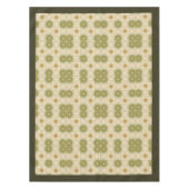 Nappe William Morris Pimpernel Motif pastel Green Gold (Devant)
