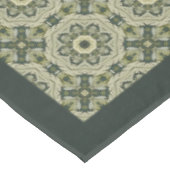 Nappe William Morris Pimpernel Motif vert pastel doux (Angle)