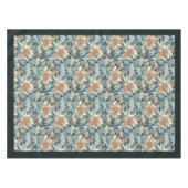 Nappe William Morris Pimpernel pastel bleu ivoire pêche (Devant (Horizontal))