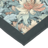 Nappe William Morris Pimpernel pastel bleu ivoire pêche (Angle)