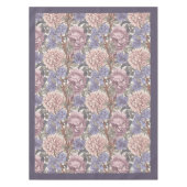 Nappe William Morris Pimpernel rose violet sauge (Devant)