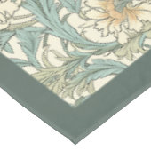 Nappe William Morris Pimpernel vert ivoire bleu (Angle)